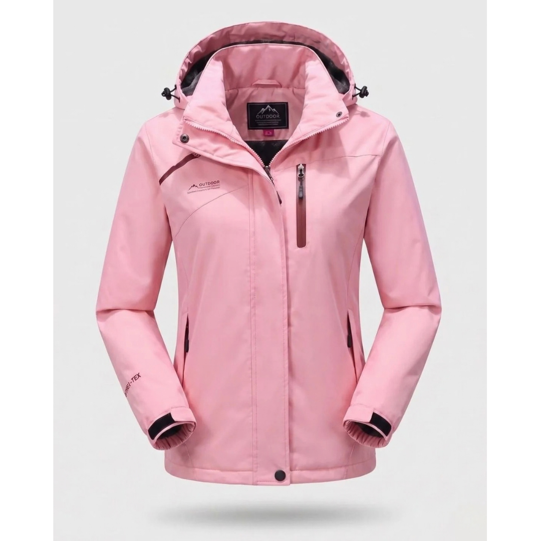 Mirella | Damen Wasserdichte Winterjacke mit Kapuze und Fleece