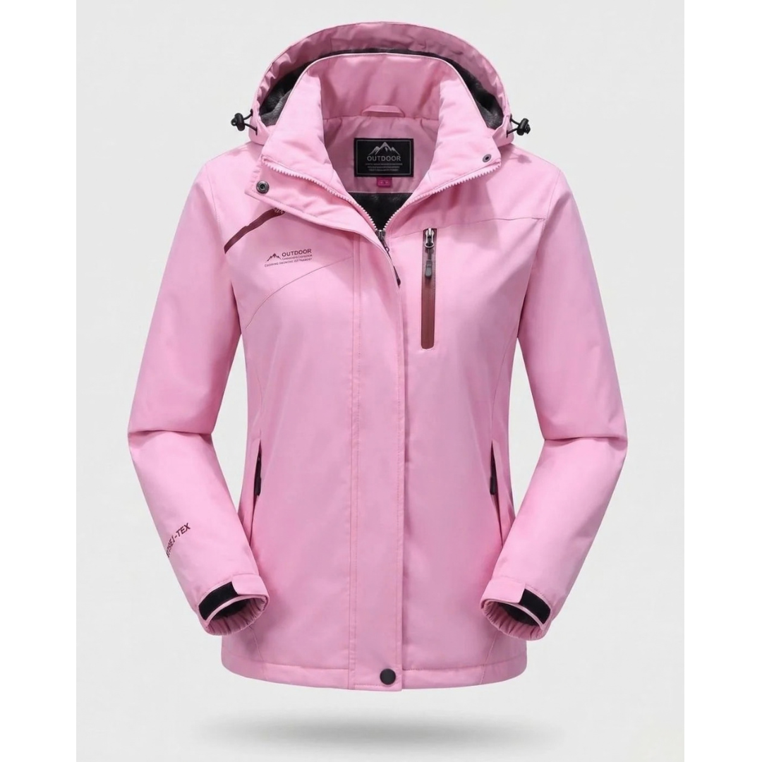 Mirella | Damen Wasserdichte Winterjacke mit Kapuze und Fleece