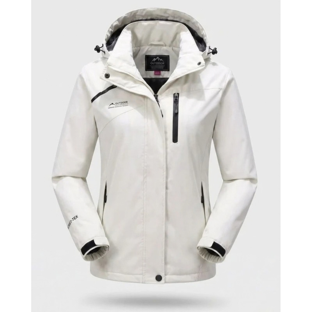 Mirella | Damen Wasserdichte Winterjacke mit Kapuze und Fleece