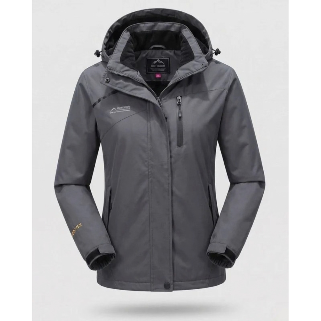 Mirella | Damen Wasserdichte Winterjacke mit Kapuze und Fleece