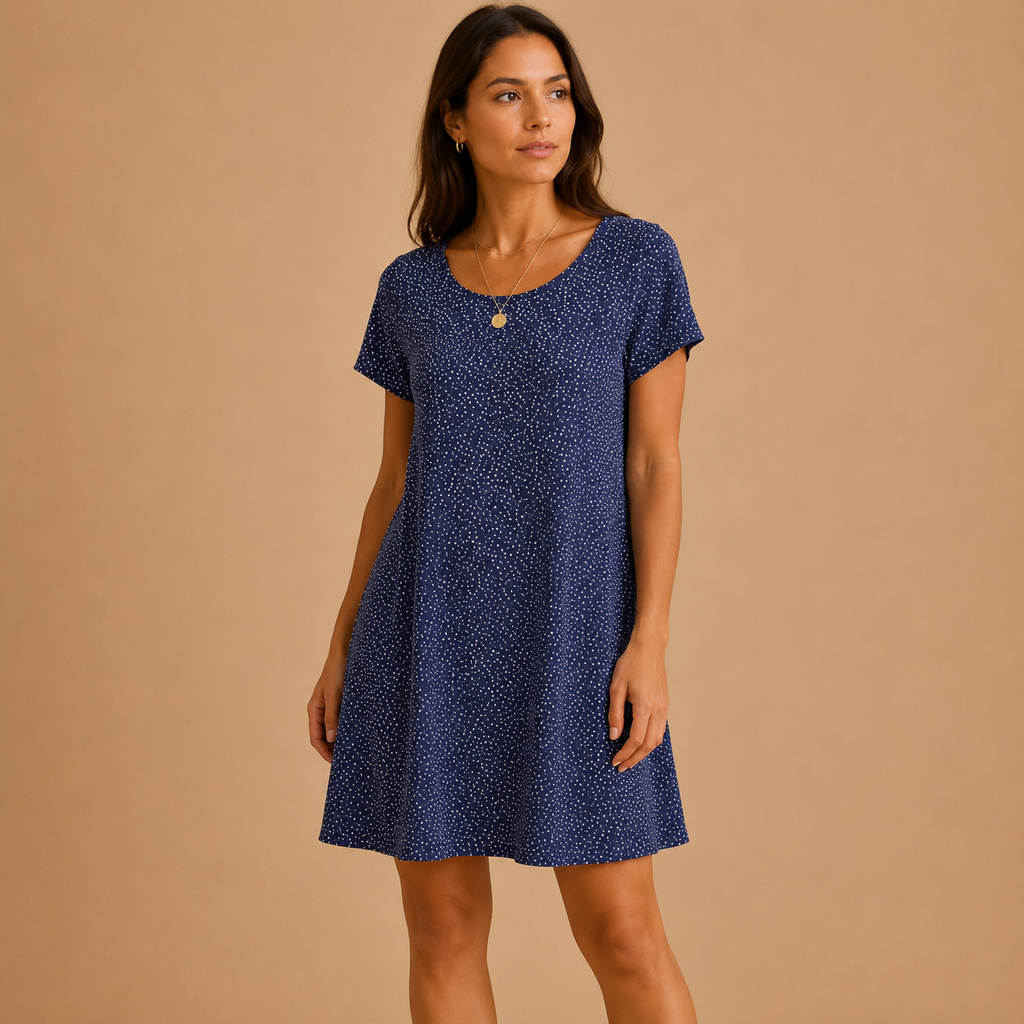 Mirella | Damen Stilvolles Boho Midikleid