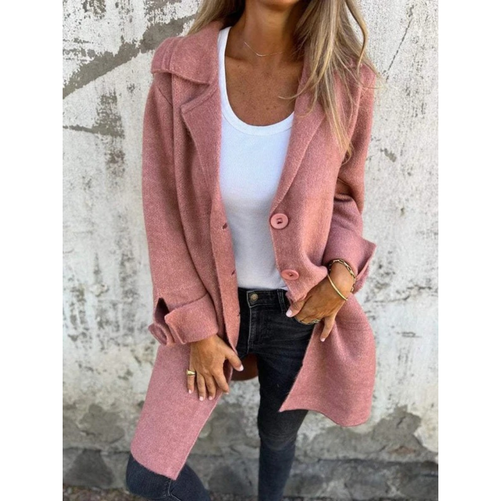 Miriam | Damen Stilvolle Lange Winterjacke