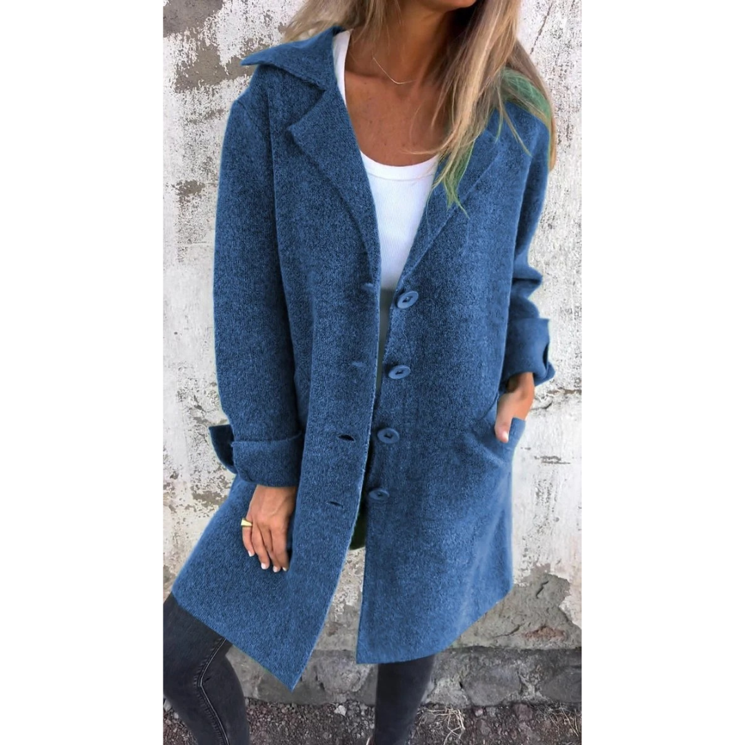Miriam | Damen Stilvolle Lange Winterjacke