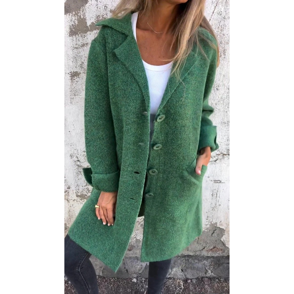 Miriam | Damen Stilvolle Lange Winterjacke