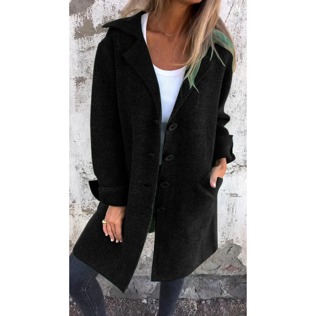 Miriam | Damen Stilvolle Lange Winterjacke
