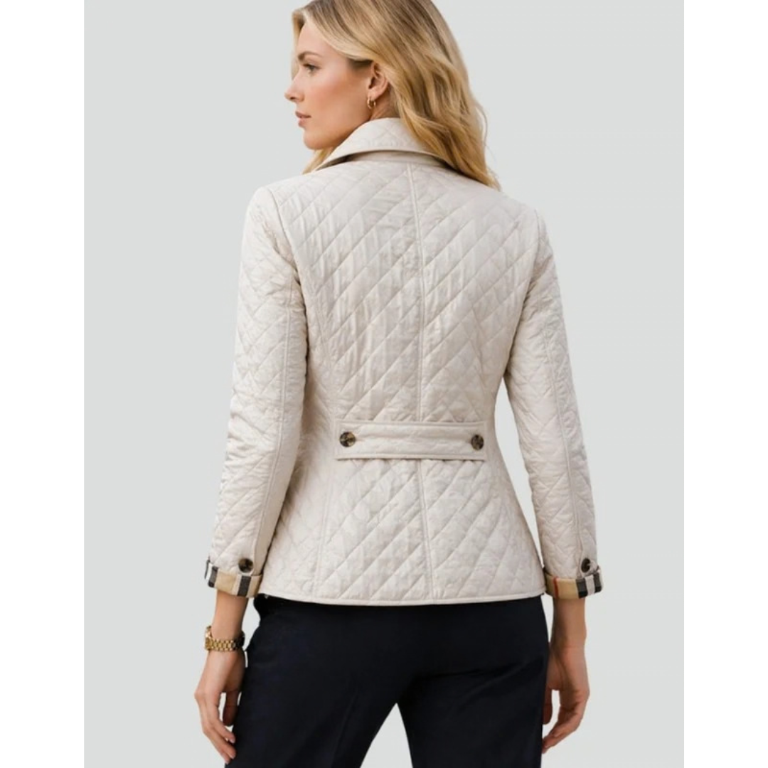 Muna | Damen Steppjacke mit Kragen und Knöpfen