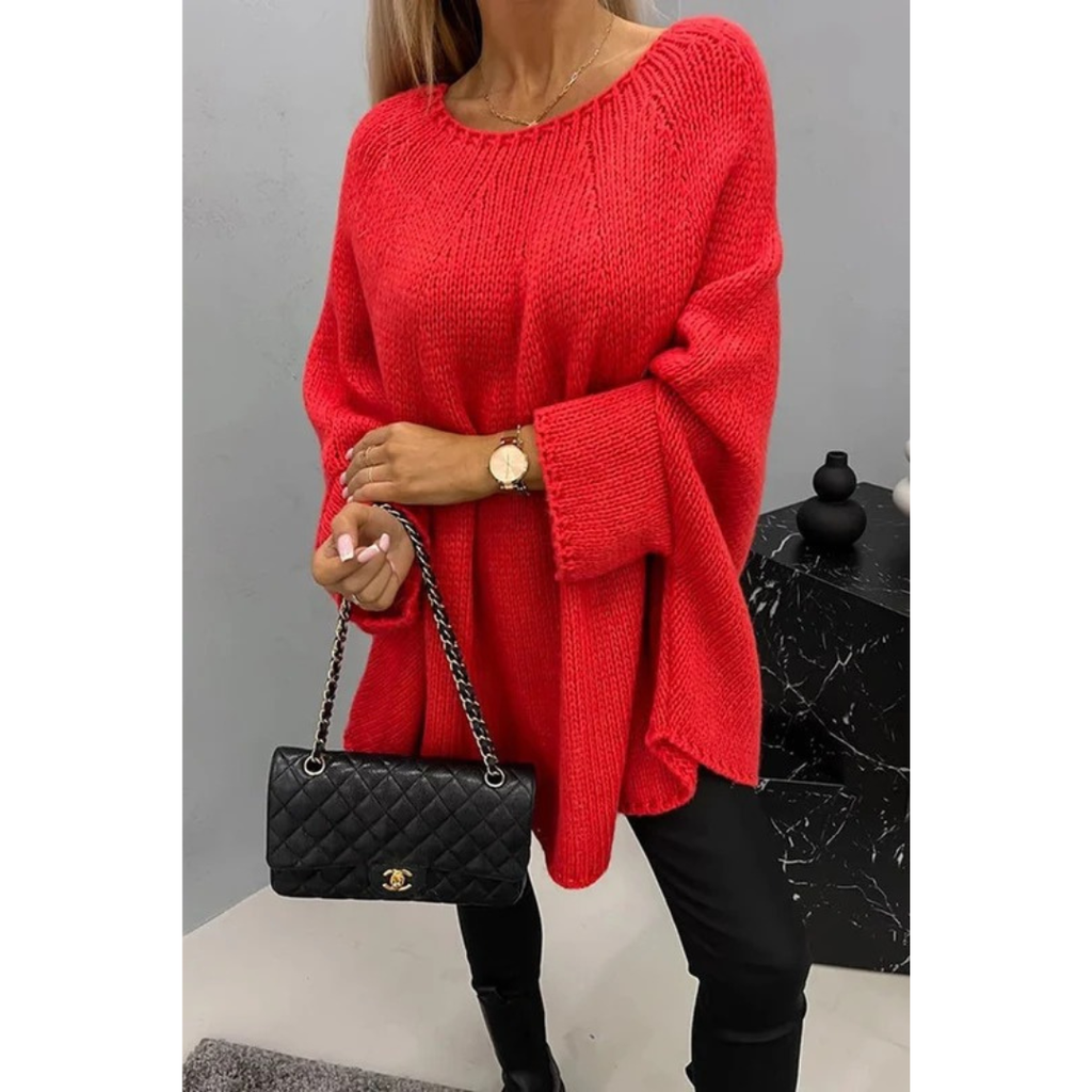 Nadine | Damen Pullover mit weitem Schnitt
