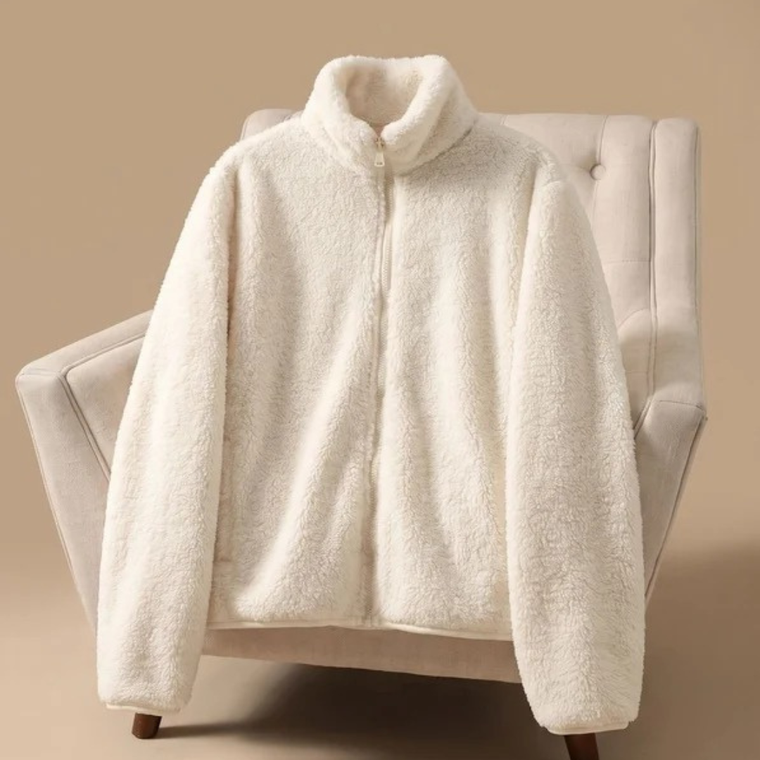 Narin | Damen Fleecejacke mit Stehkragen und Reißverschluss