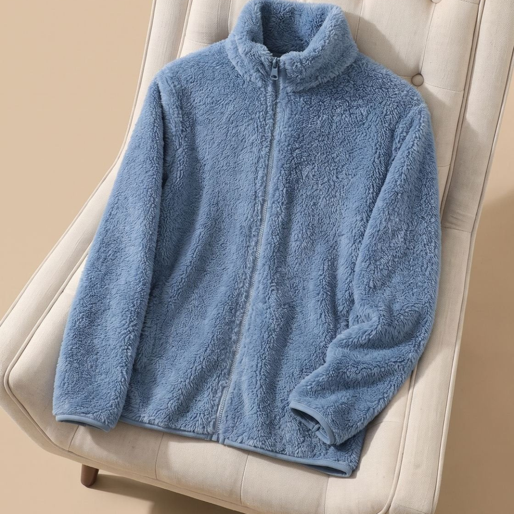 Narin | Damen Fleecejacke mit Stehkragen und Reißverschluss