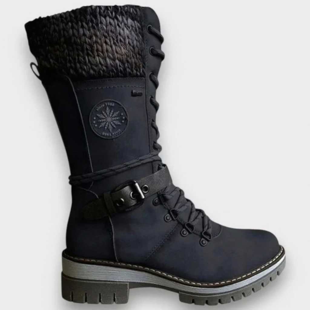 Nela | Damen Orthopädische Winterstiefel und Absatz