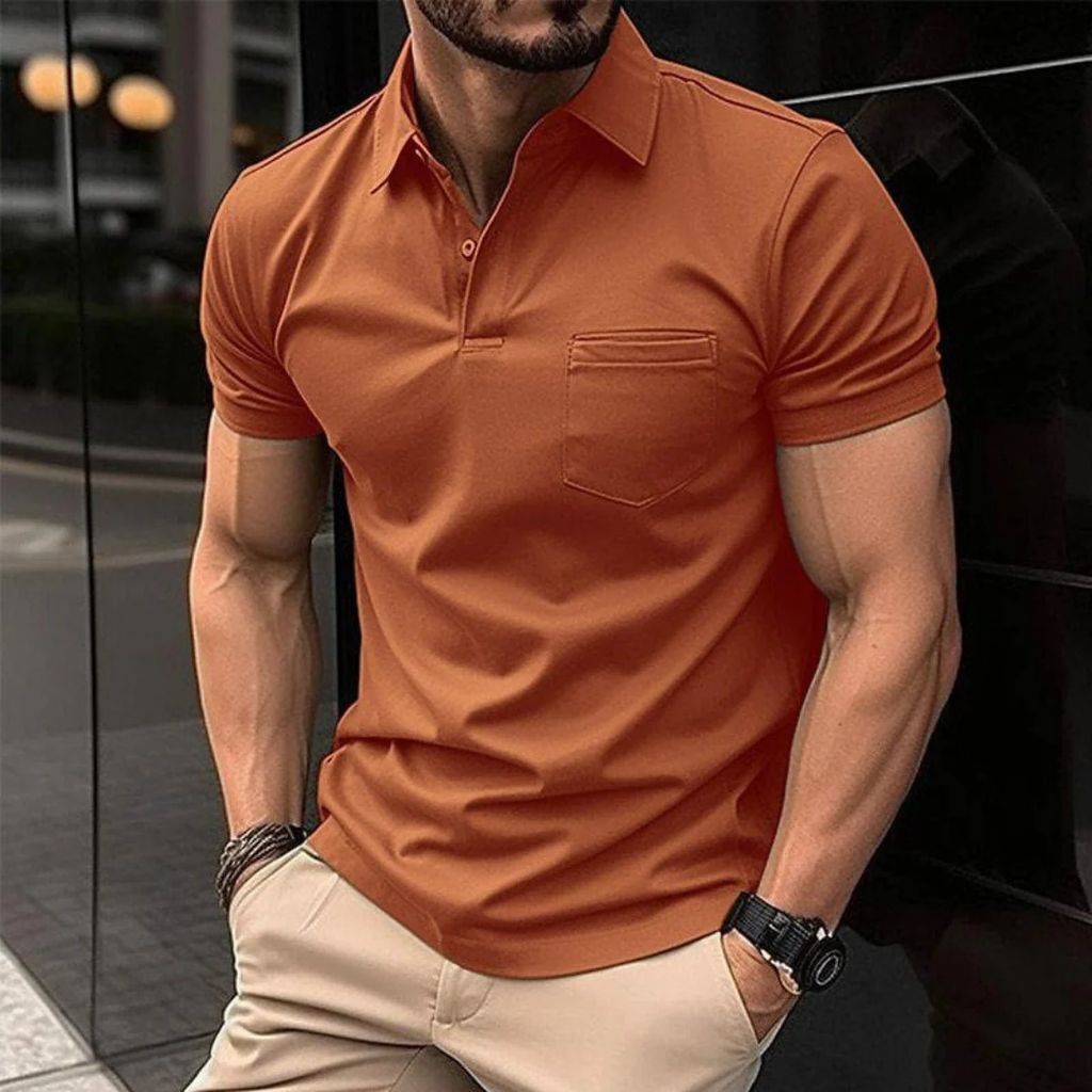 Niklas | Herren Poloshirt Mit Taschen Für Sommer