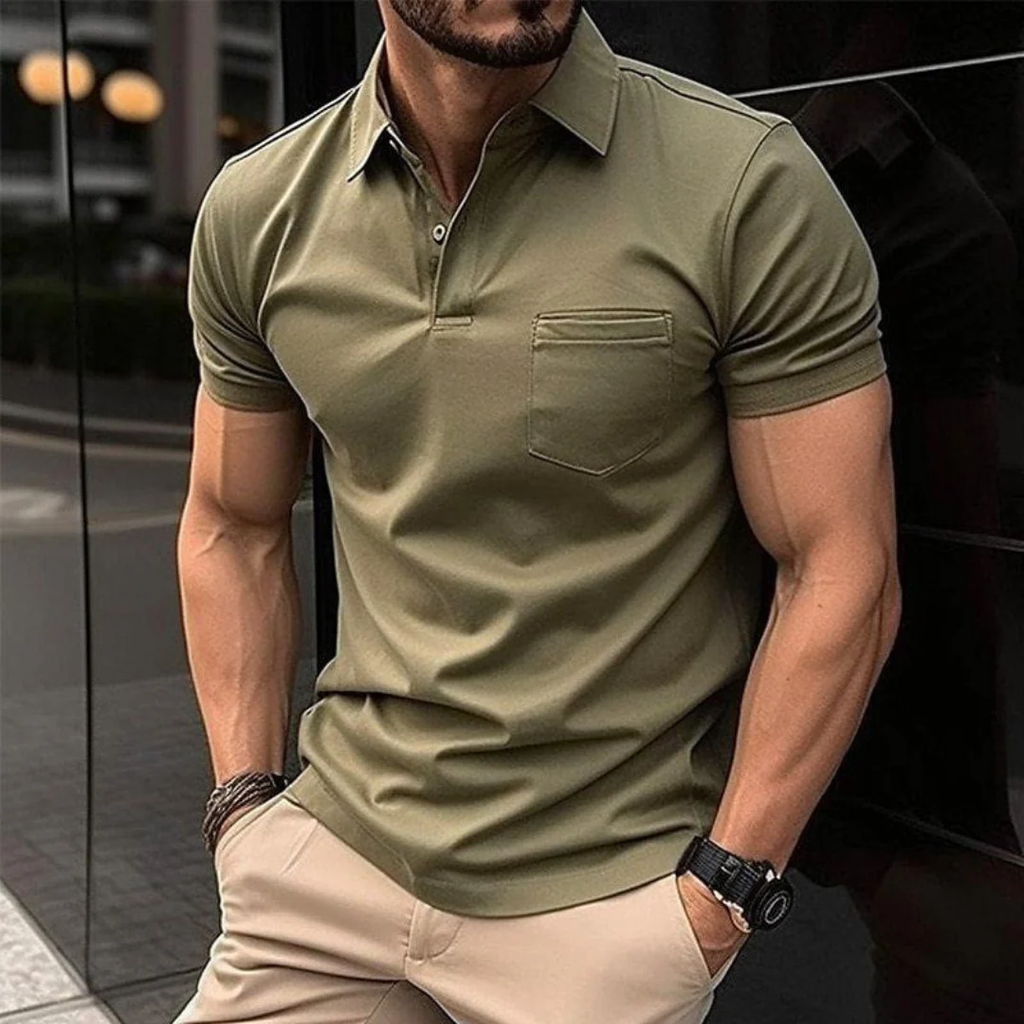 Niklas | Herren Poloshirt Mit Taschen Für Sommer