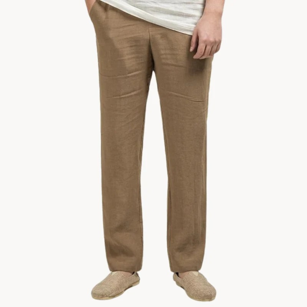 Nikolaus | Herren Leinenhose Casual Gerade
