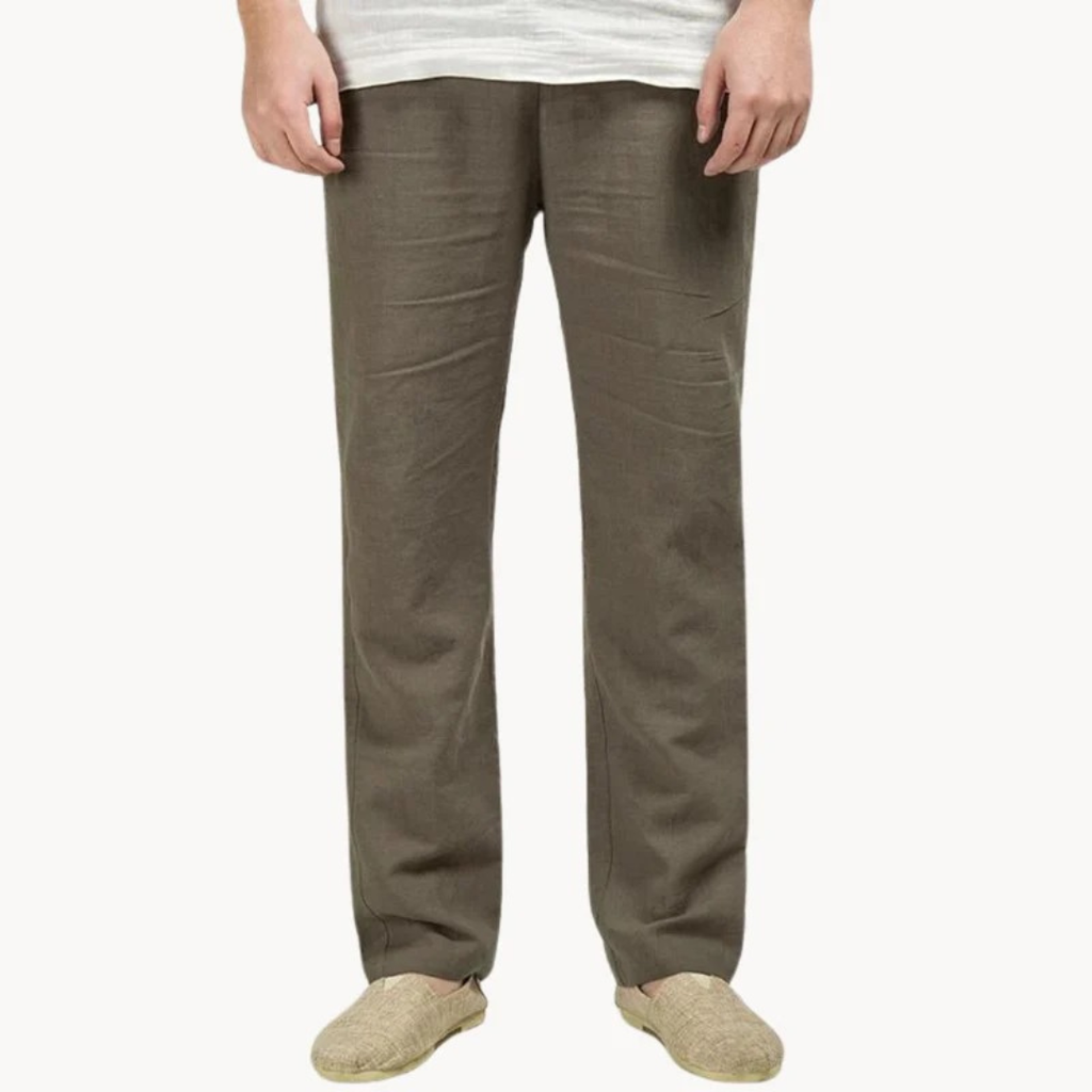 Nikolaus | Herren Leinenhose Casual Gerade