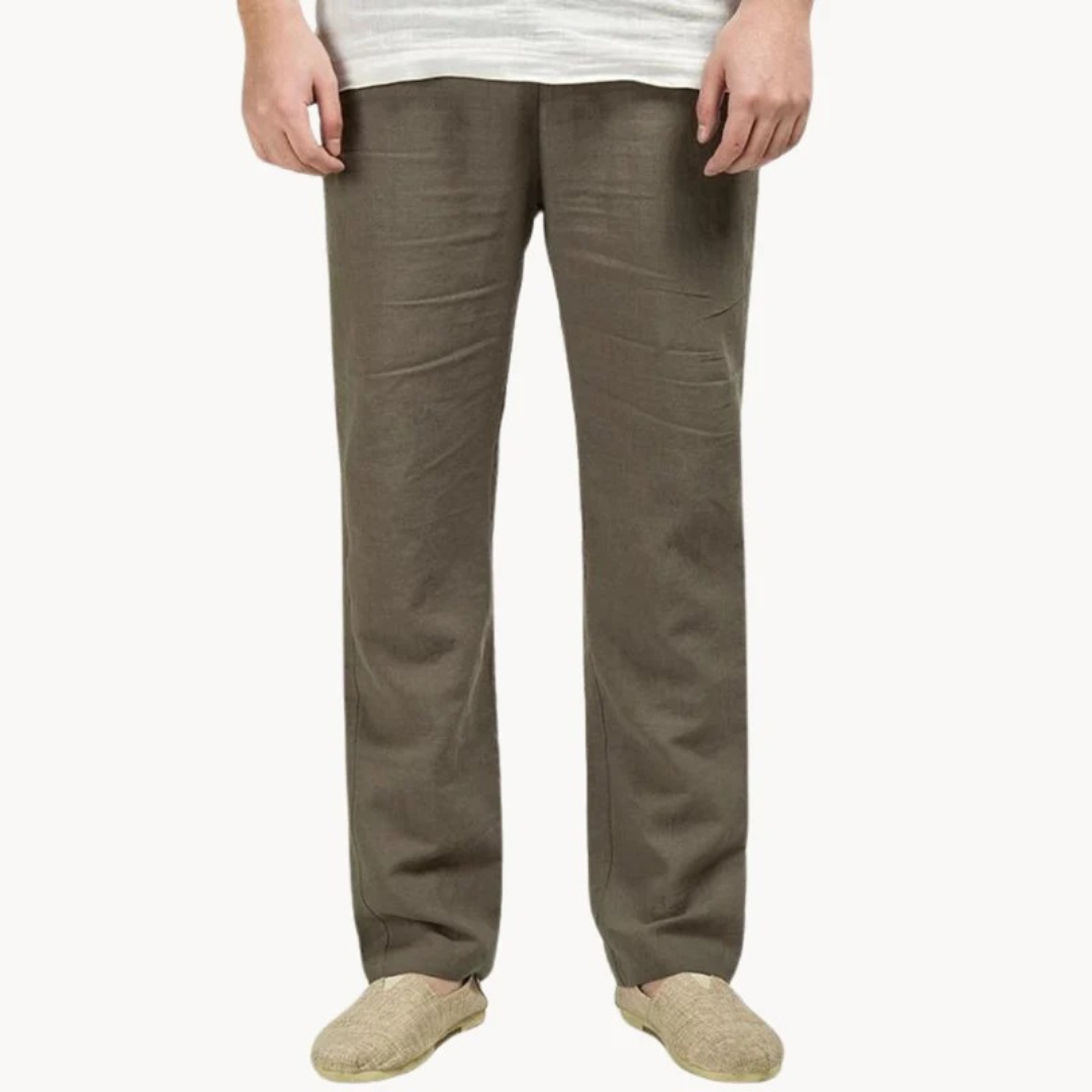 Nikolaus | Herren Leinenhose Casual Gerade