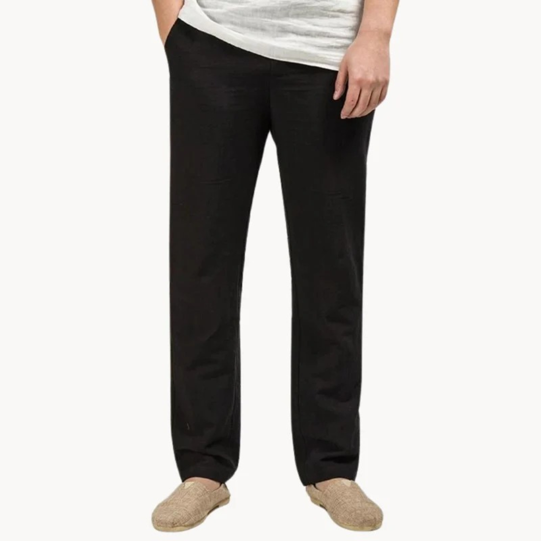 Nikolaus | Herren Leinenhose Casual Gerade