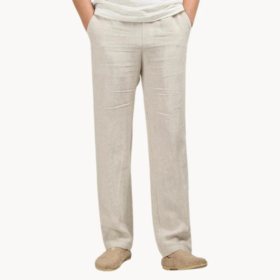 Nikolaus | Herren Leinenhose Casual Gerade