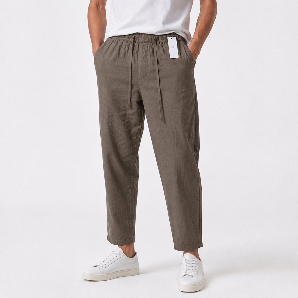 Nikolaus | Herren Leinenhose Casual Gerade