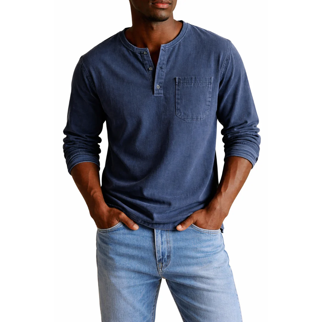 Nils | Herren Shirt Henley Stil