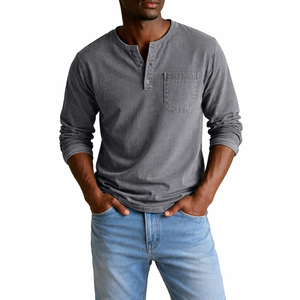 Nils | Herren Shirt Henley Stil