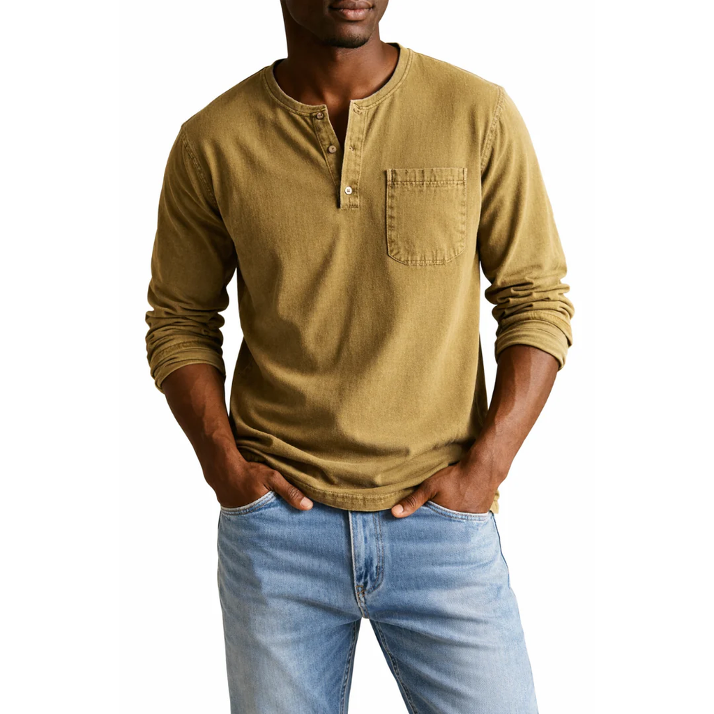 Nils | Herren Shirt Henley Stil