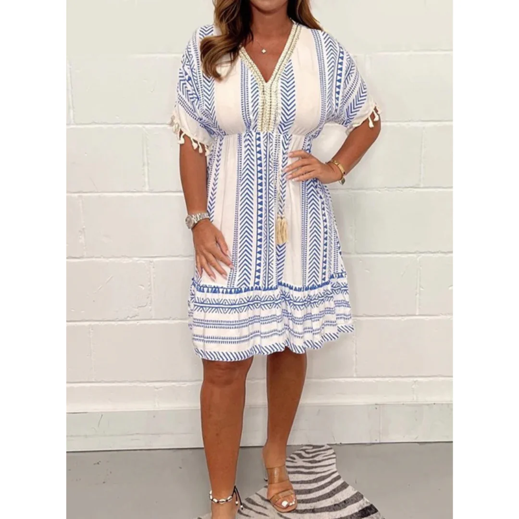 Noelia | Damen Lockeres Sommerkleid Mini