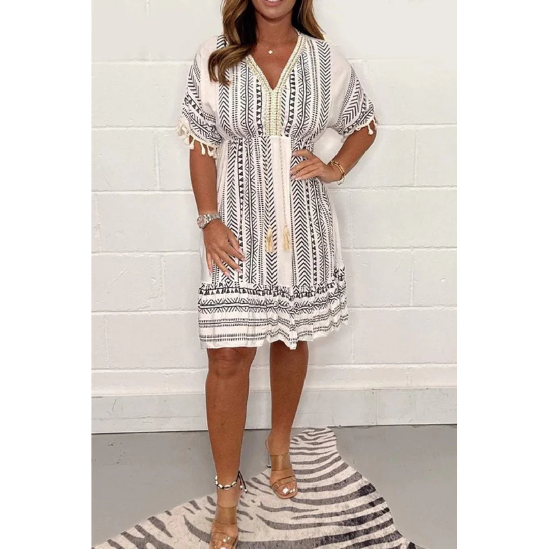Noelia | Damen Lockeres Sommerkleid Mini