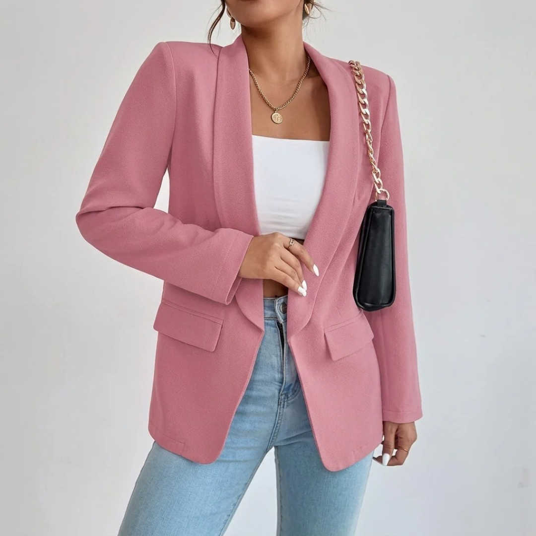 Noelle | Damen Blazer mit Offener Vorderseite und Stil
