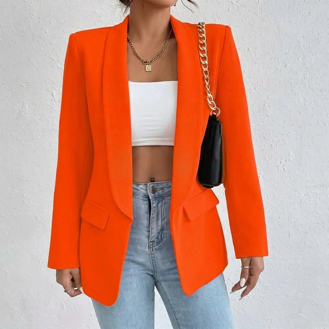 Noelle | Damen Blazer mit Offener Vorderseite und Stil