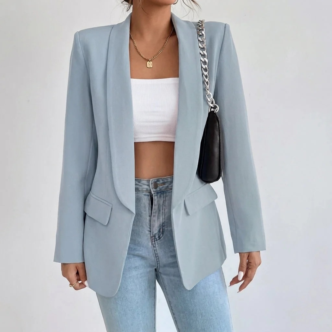 Noelle | Damen Blazer mit Offener Vorderseite und Stil