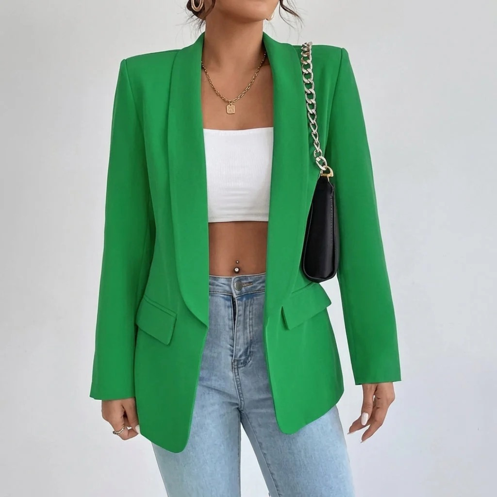 Noelle | Damen Blazer mit Offener Vorderseite und Stil