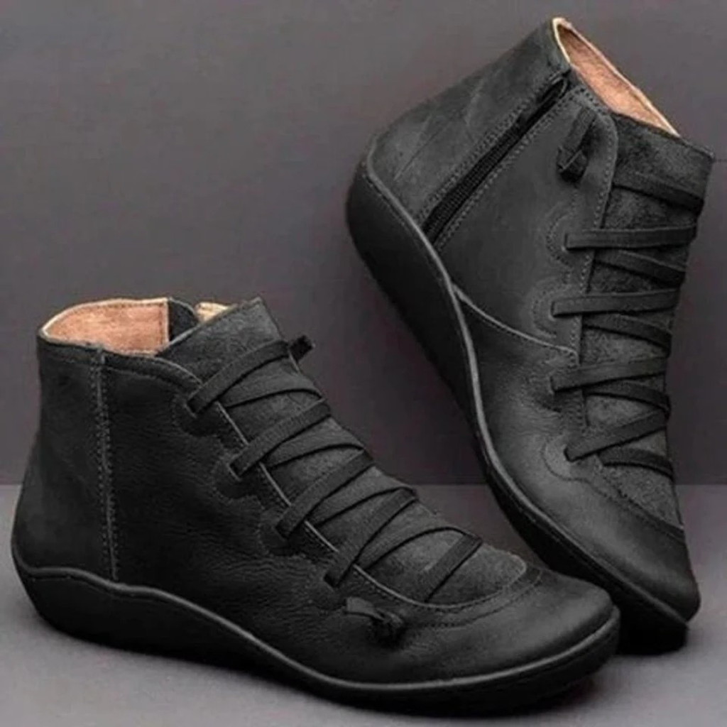 Noemi | Damen Orthopädische Boots Mit Reißverschluss Und Komfort Design