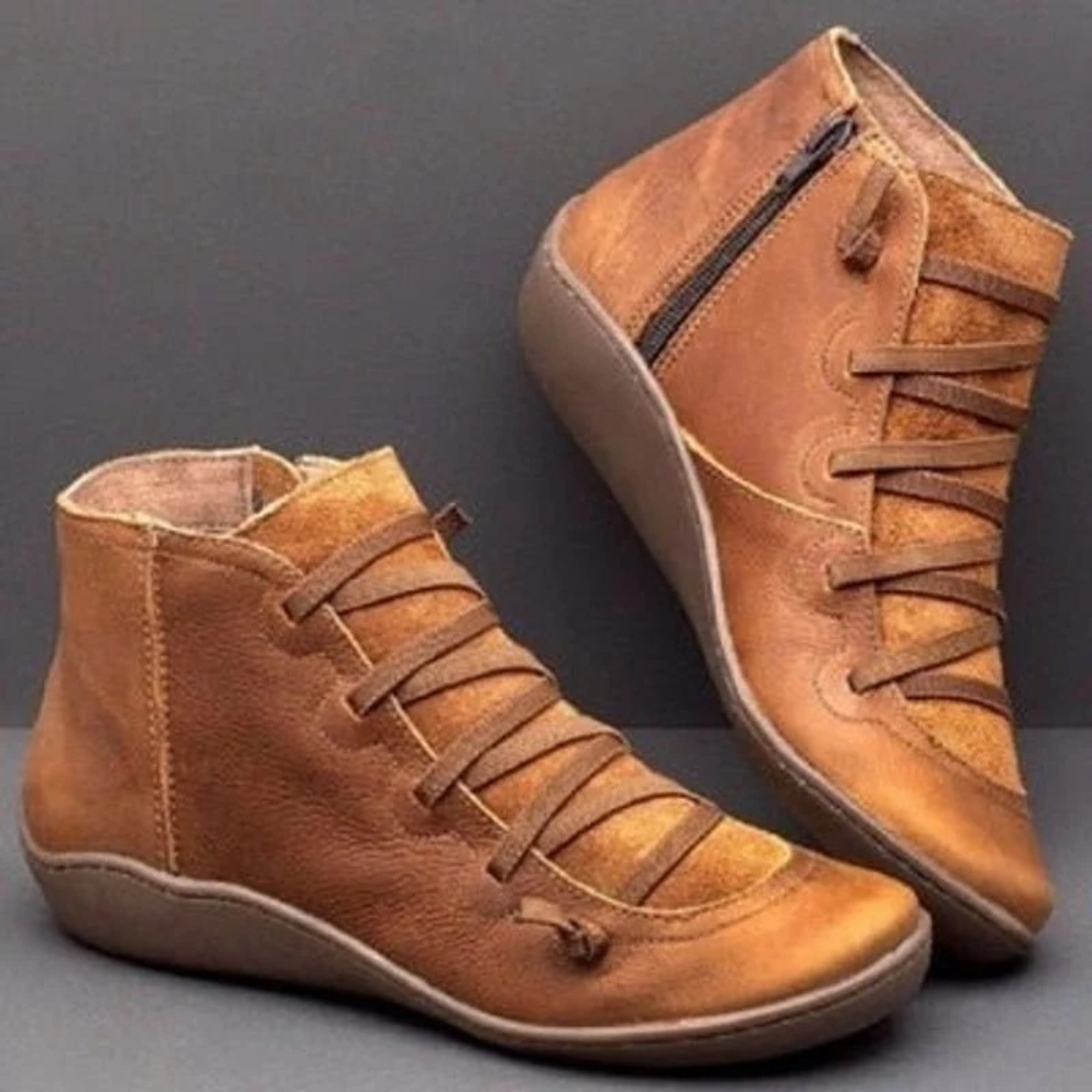 Noemi | Damen Orthopädische Boots Mit Reißverschluss Und Komfort Design