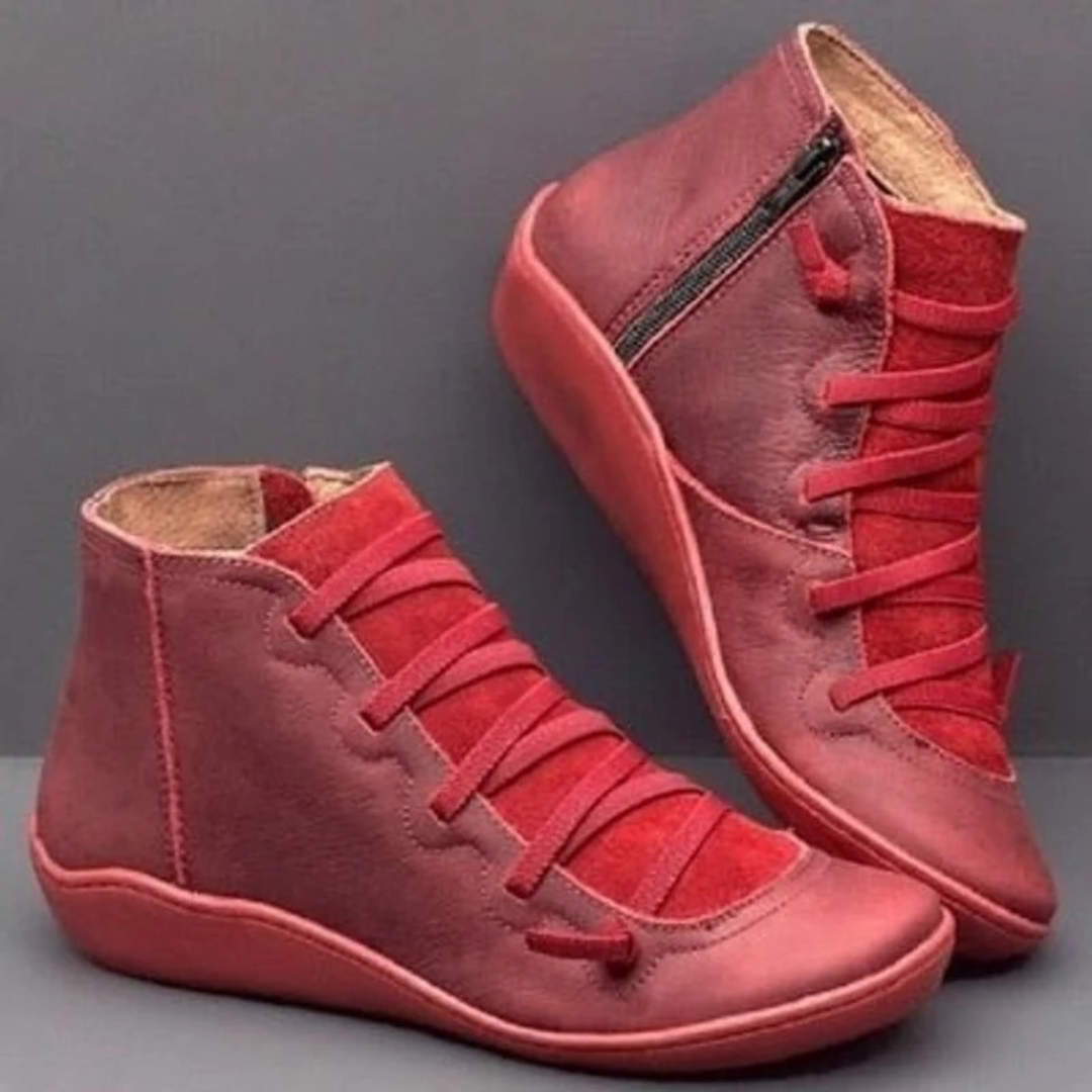 Noemi | Damen Orthopädische Boots Mit Reißverschluss Und Komfort Design