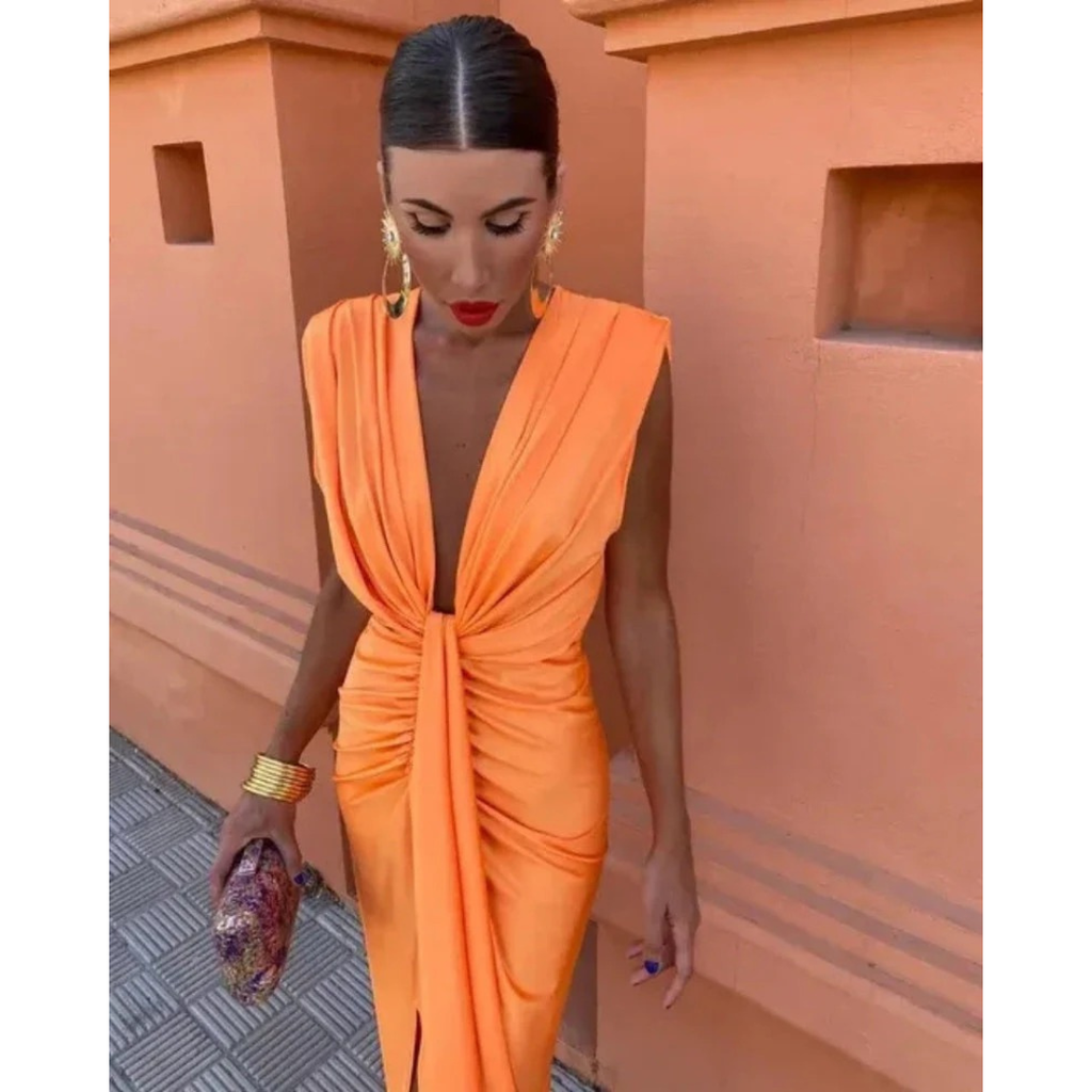 Nora | Damen Abendkleid Midi Festlich