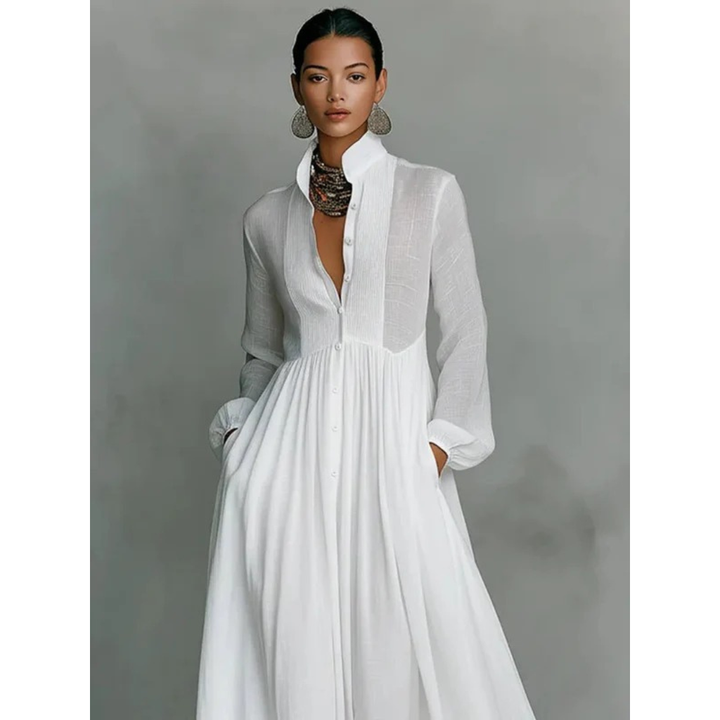 Nora | Damen Elegant Sommer Maxikleid
