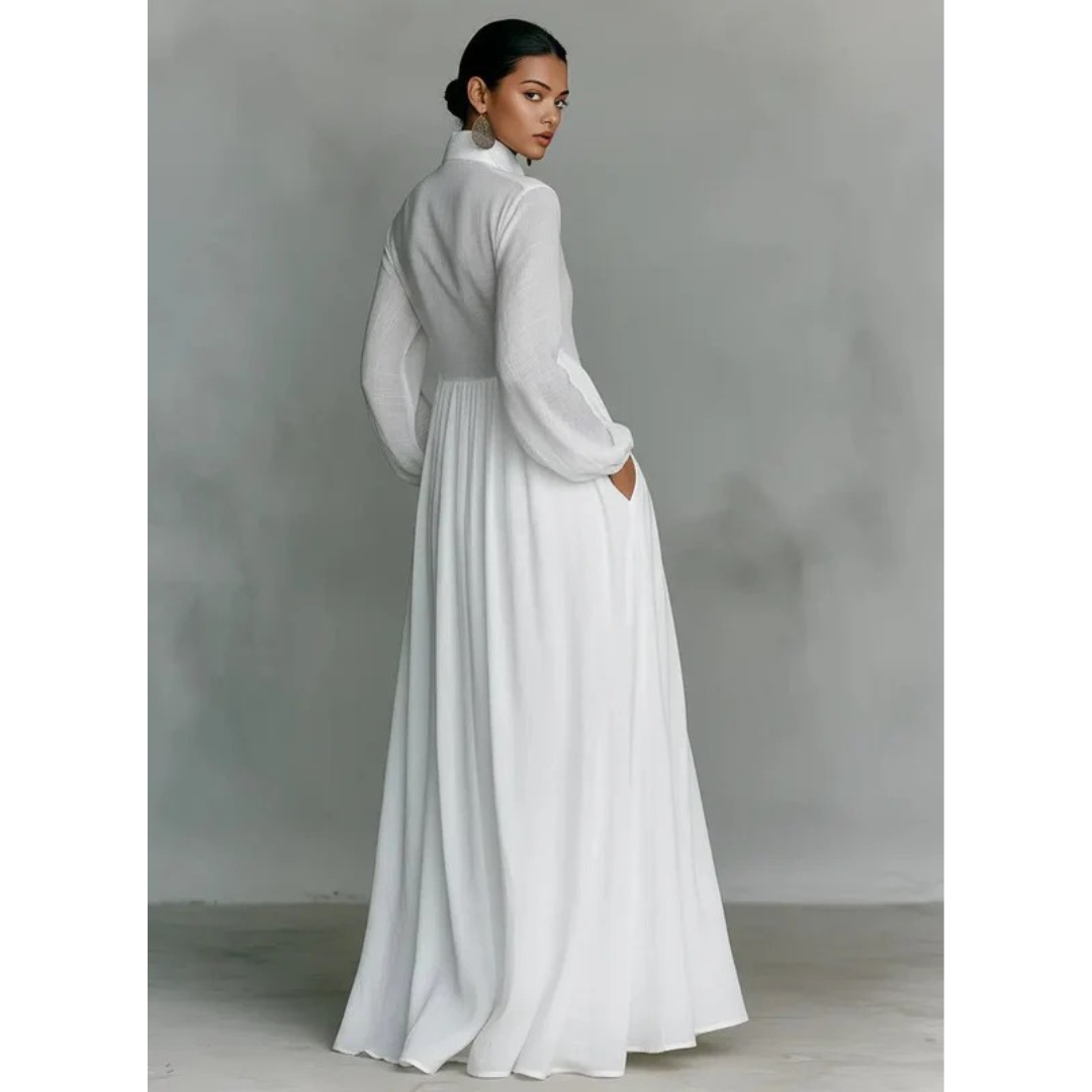 Nora | Damen Elegant Sommer Maxikleid