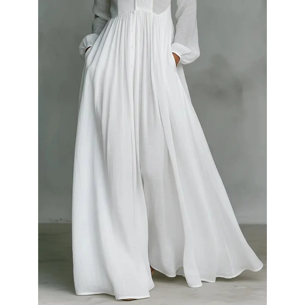 Nora | Damen Elegant Sommer Maxikleid