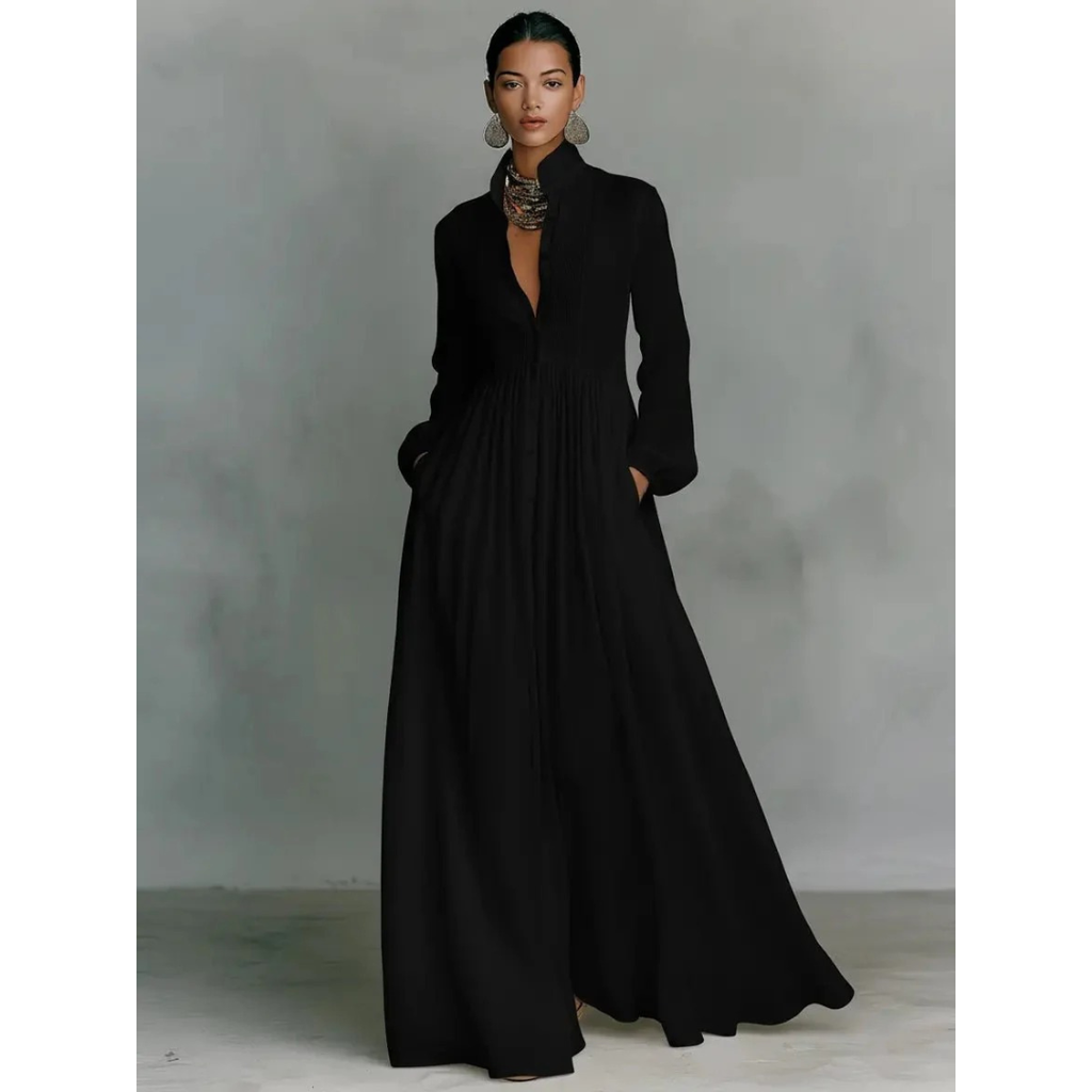 Nora | Damen Elegant Sommer Maxikleid