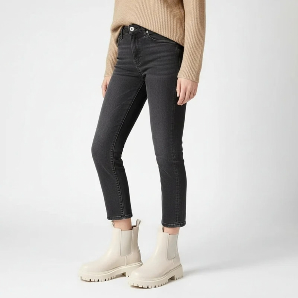 Nour | Damen Orthopädische Chelsea Boots mit Elastischen Details