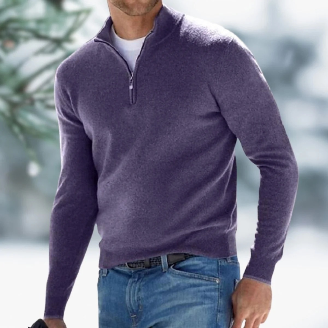 Felix | Herren Pullover mit Viertel Zip