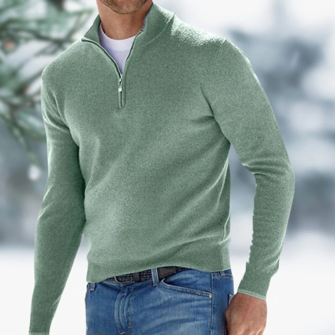 Felix | Herren Pullover mit Viertel Zip