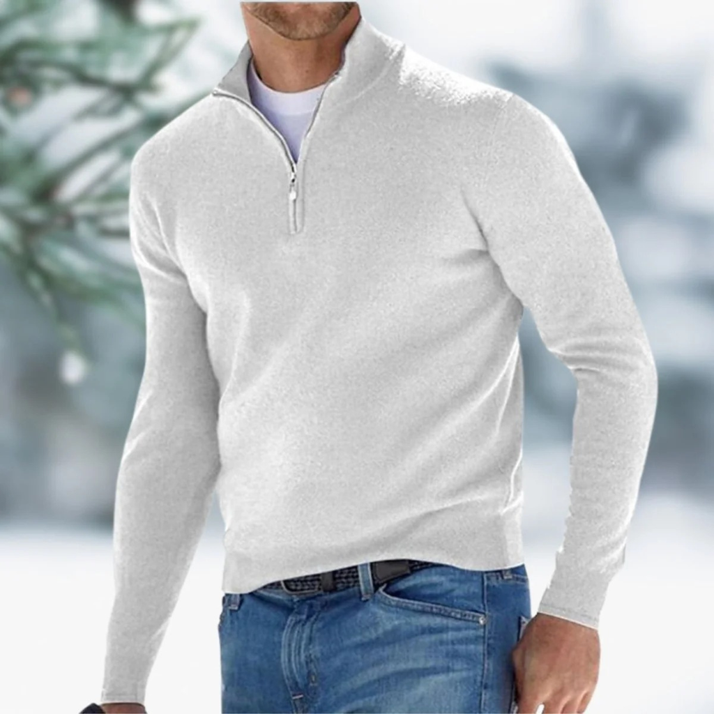 Felix | Herren Pullover mit Viertel Zip