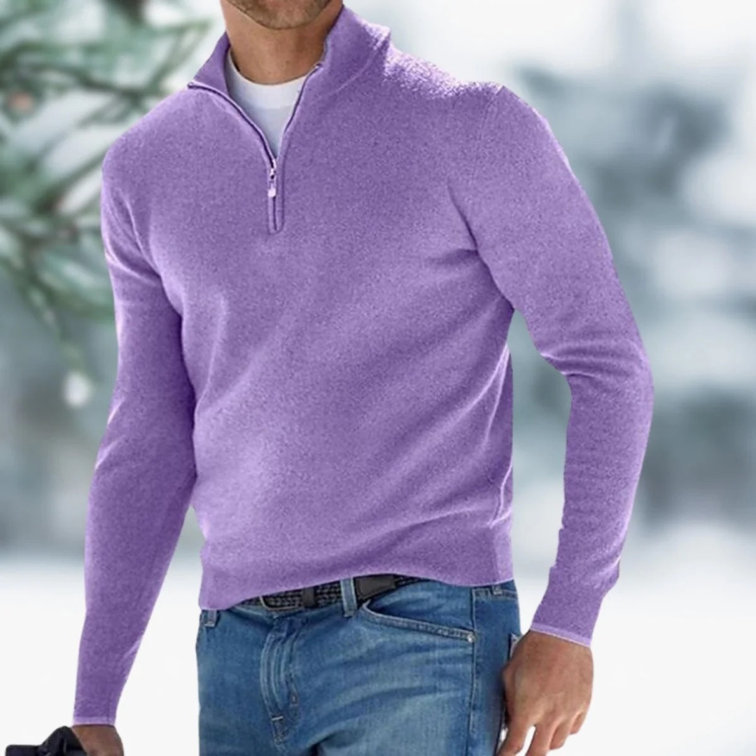 Felix | Herren Pullover mit Viertel Zip