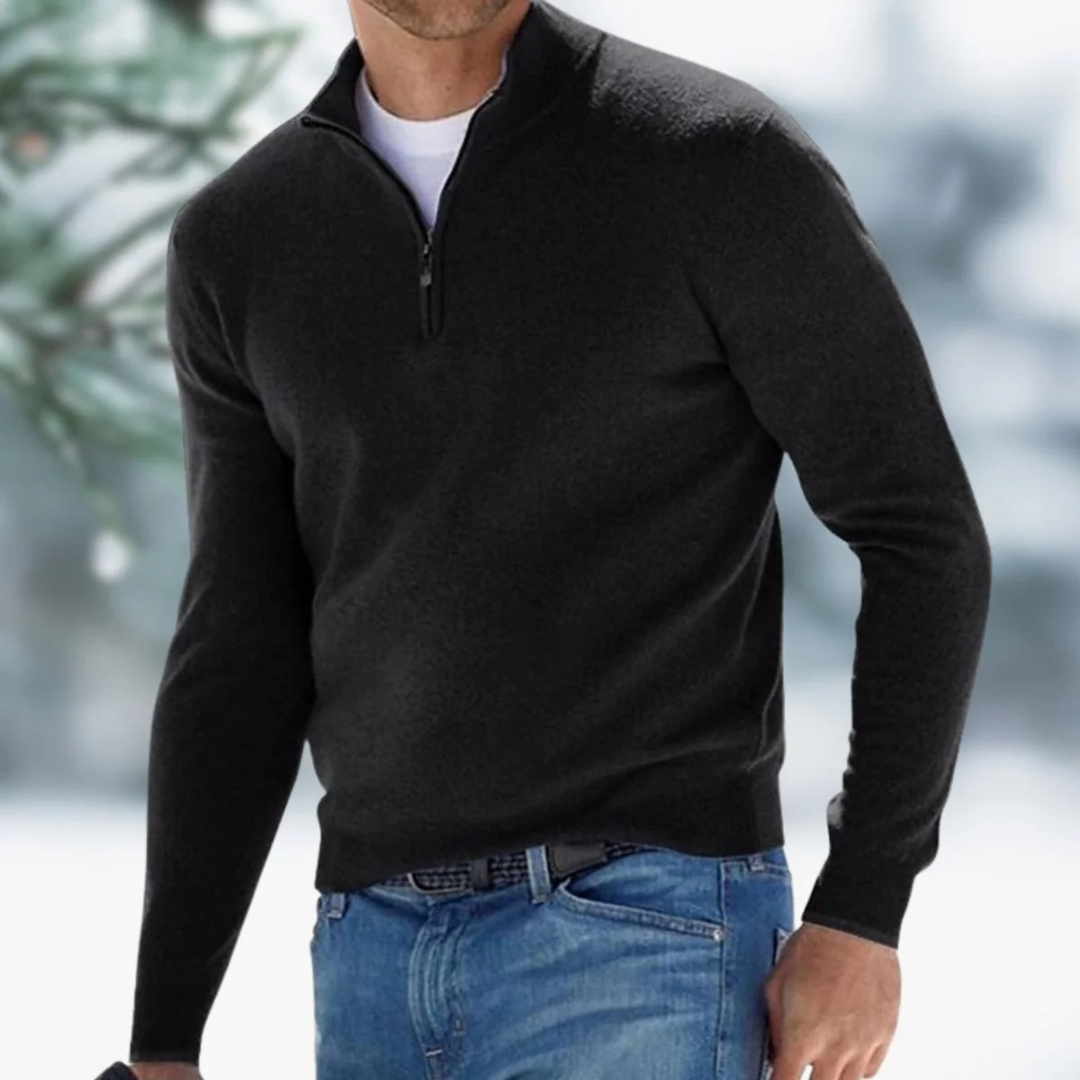 Felix | Herren Pullover mit Viertel Zip