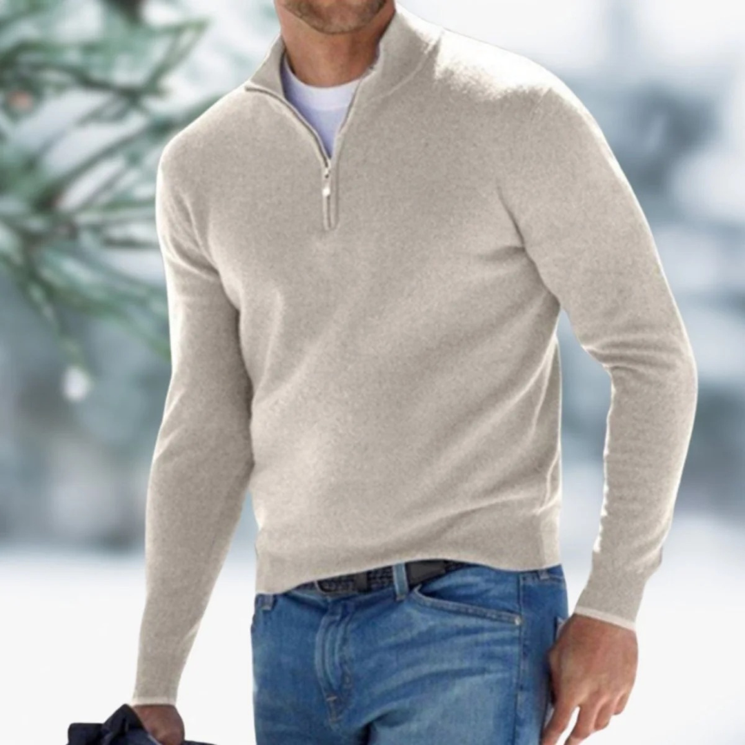 Felix | Herren Pullover mit Viertel Zip