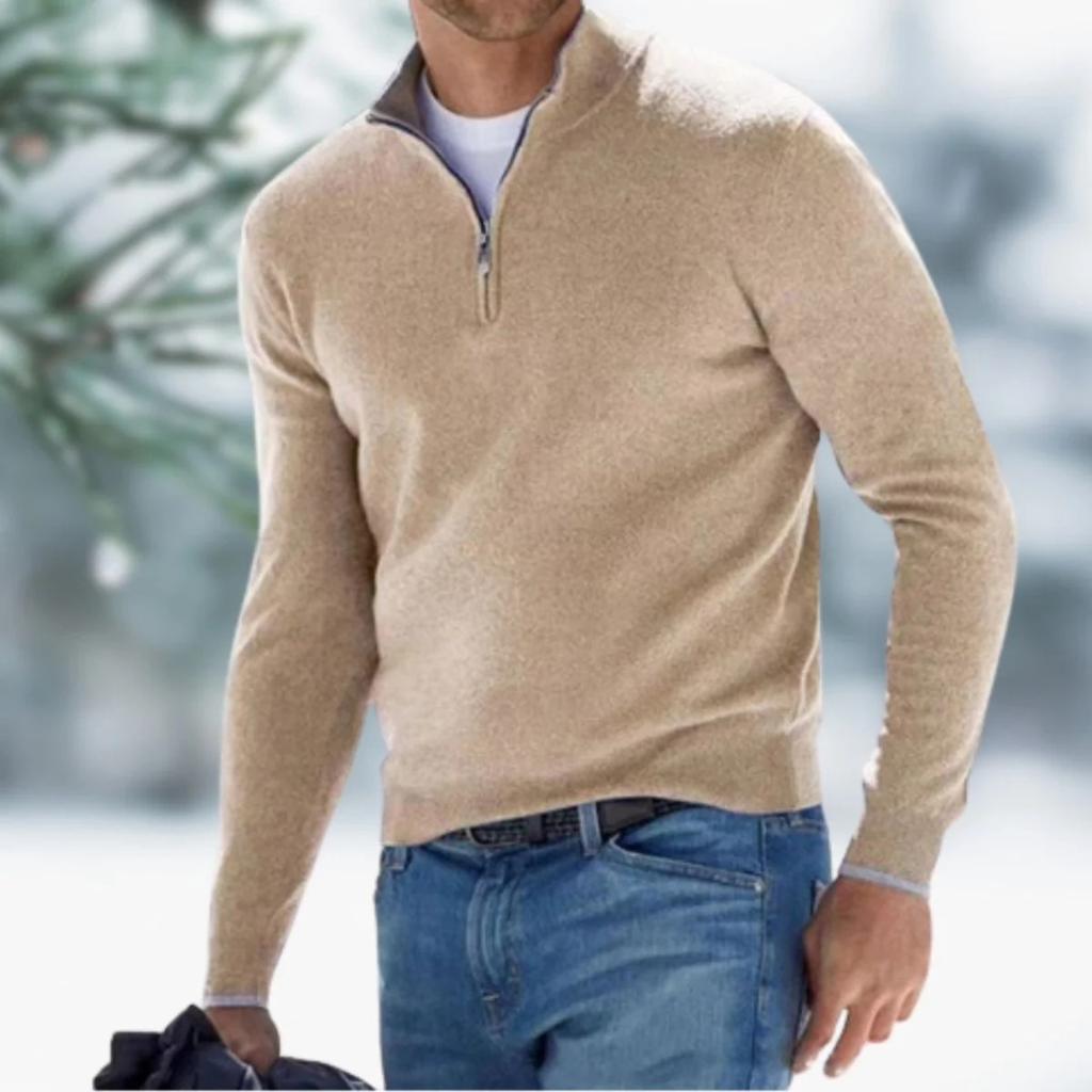 Felix | Herren Pullover mit Viertel Zip
