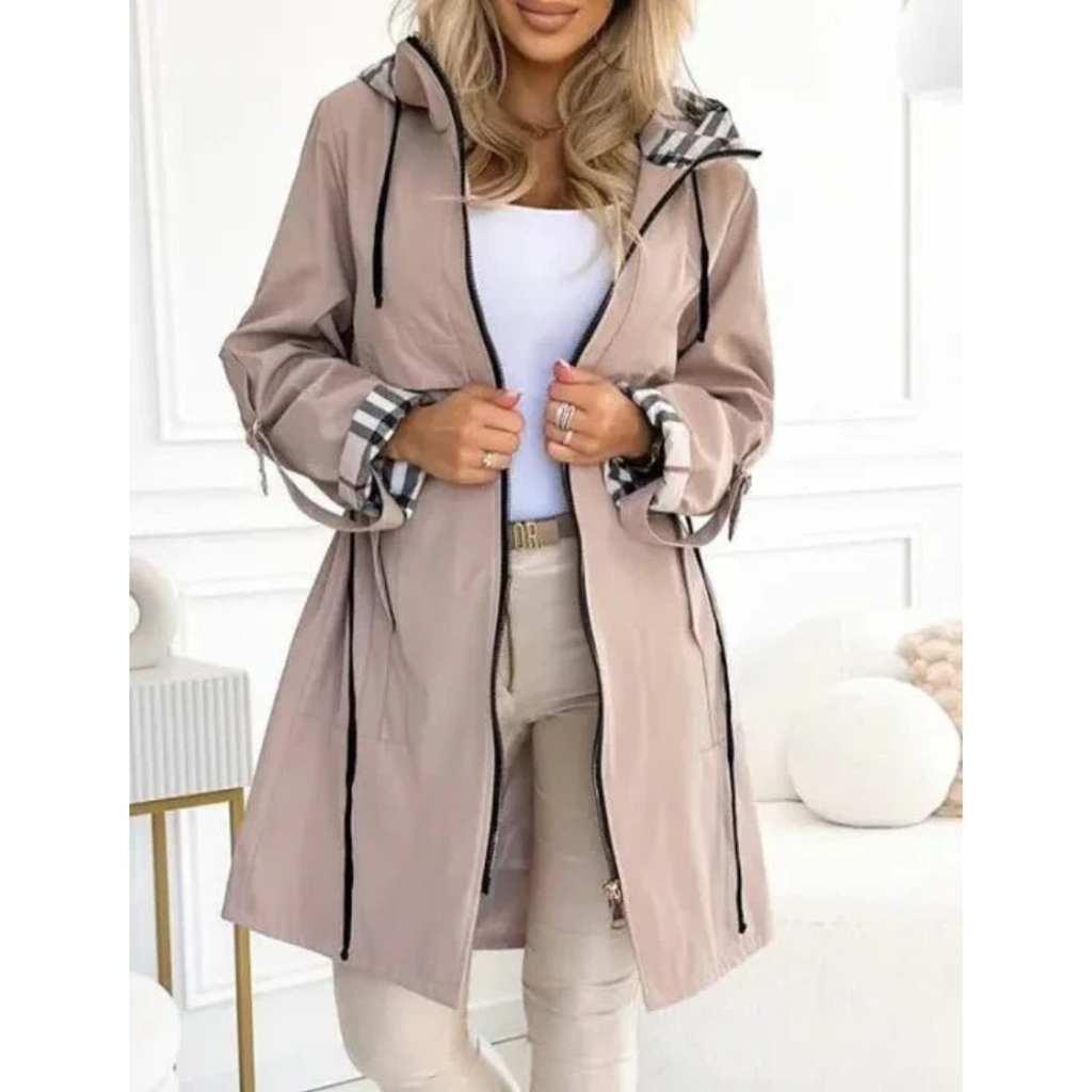 Oda | Damen Komfort Jacke Mit Kapuze