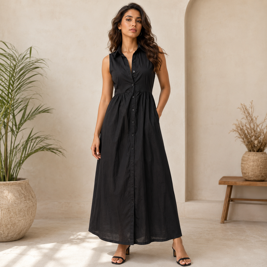 Olivia | Damen Komfort Jumpsuit Mit Knöpfen