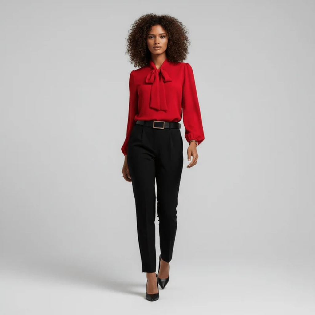 Ottilie | Damen Elegante Langarm Bluse